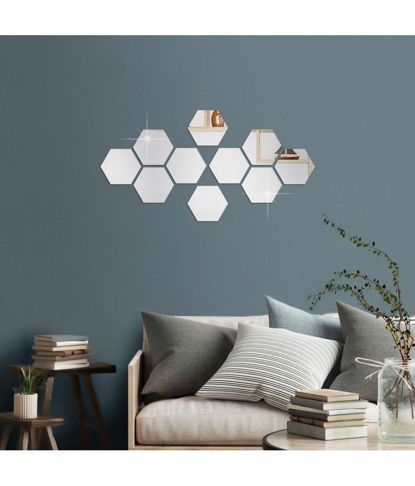     			WallWear Wall Sticker Geometric ( 12 x 10 cms )