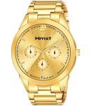 HMXT Gold Stainless Steel Analog Men's Watch