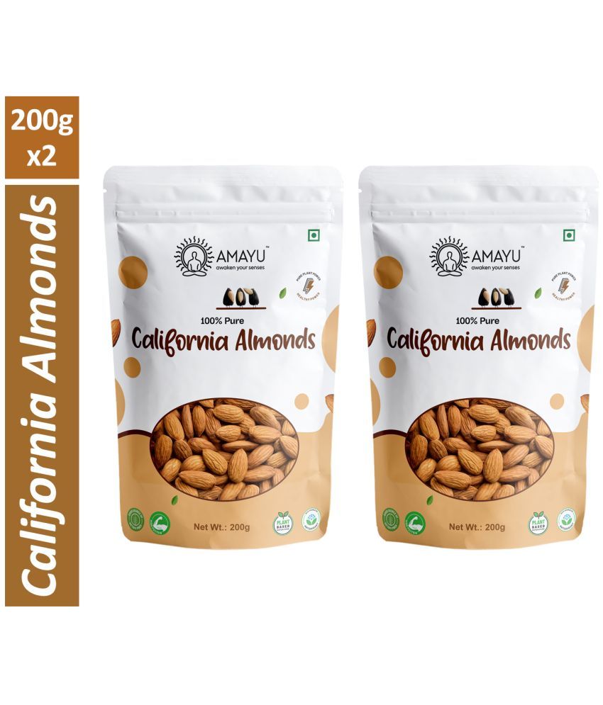     			AMAYU Almond (Badam) 400 g Pack of 2