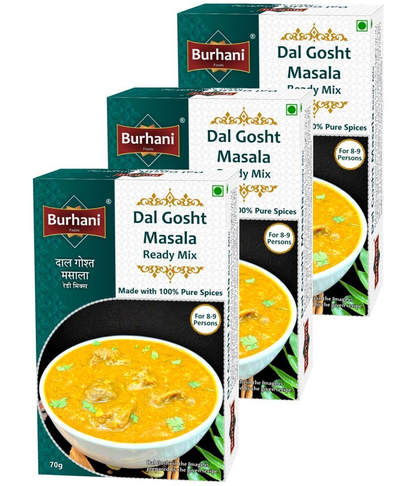     			Burhani Foods Dal Gosht Masala Mix Aromatic & Flavourful Masala 70 gm Pack of 3