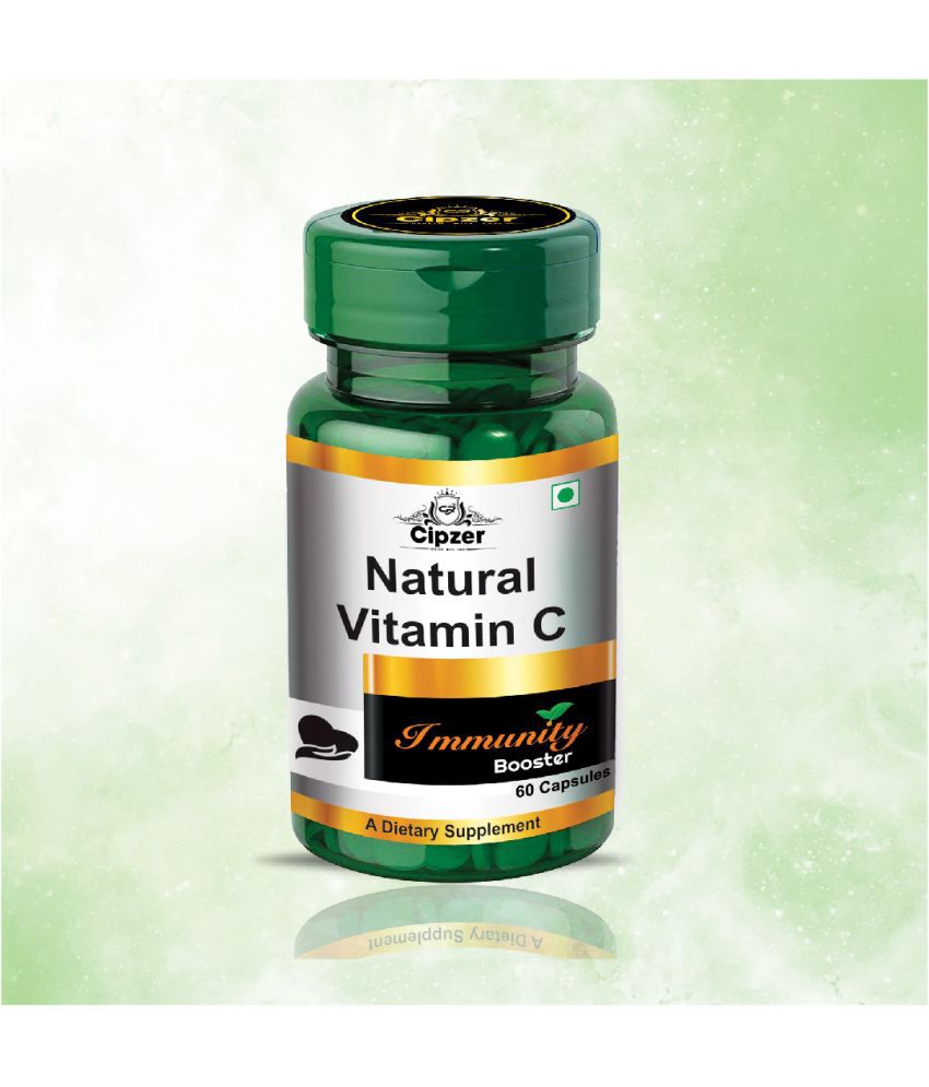     			CIPZER Natural Vitamin-C Capsule 60's For skin Capsule 60 no.s Pack Of 1