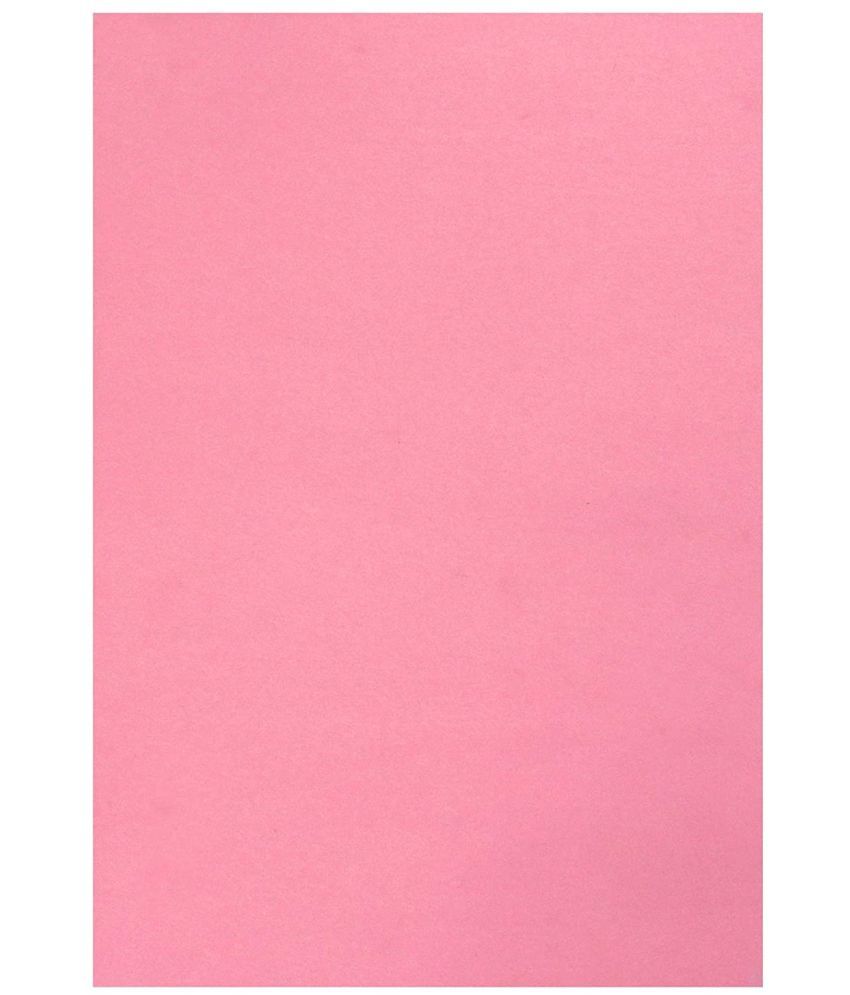     			ECLET A4 Color Paper (20 Sheets 180-240 GSM Baby Pink)