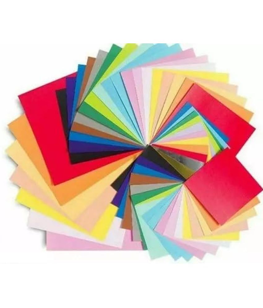     			ECLET Neon Origami Paper 15 cm X 15 cm Pack of 100 Sheets (10 sheet x 10 color) Fluorescent Color Both Side Coloured For Origami, Scrapbooking, Project Work.134