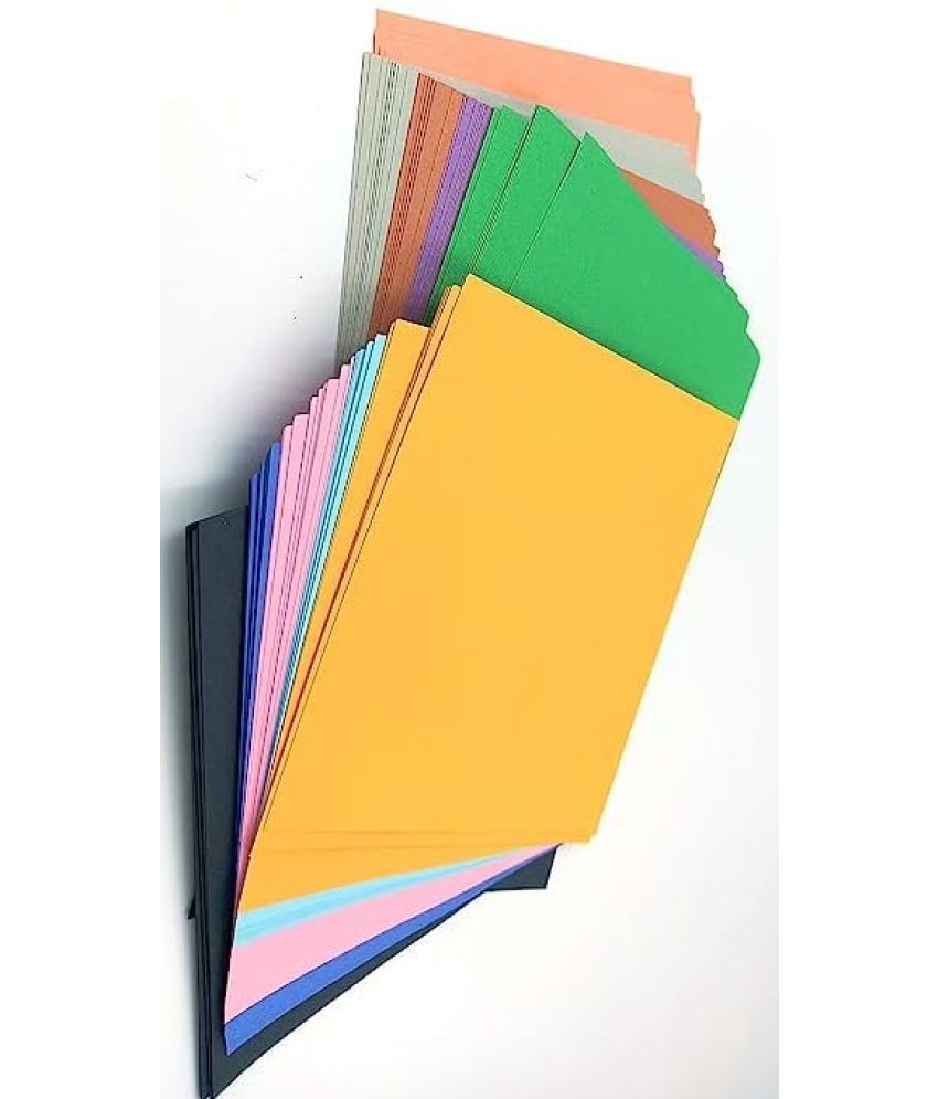     			ECLET Neon Origami Paper 15 cm X 15 cm Pack of 100 Sheets (10 sheet x 10 color) Fluorescent Color Both Side Coloured For Origami, Scrapbooking, Project Work.135