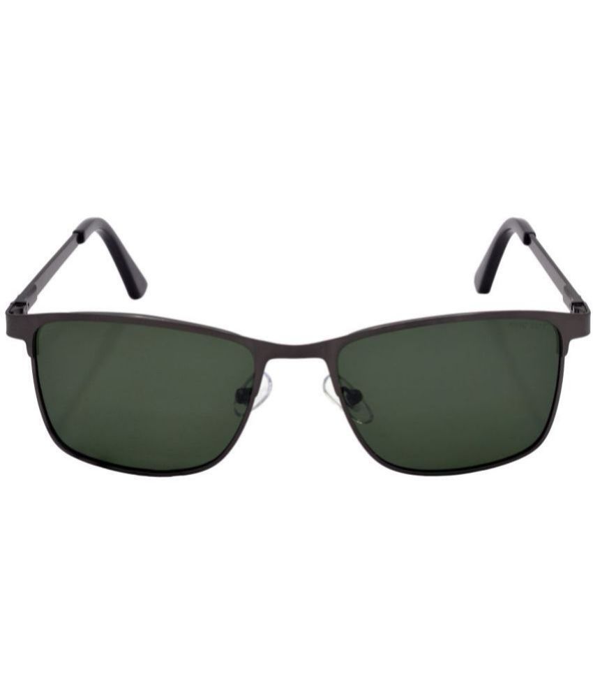     			Hrinkar Dark Grey Rectangular Sunglasses ( Pack of 1 )