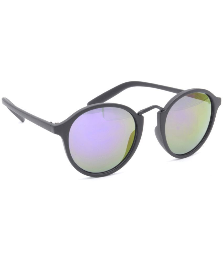     			Hrinkar Grey Melange Round Sunglasses ( Pack of 1 )