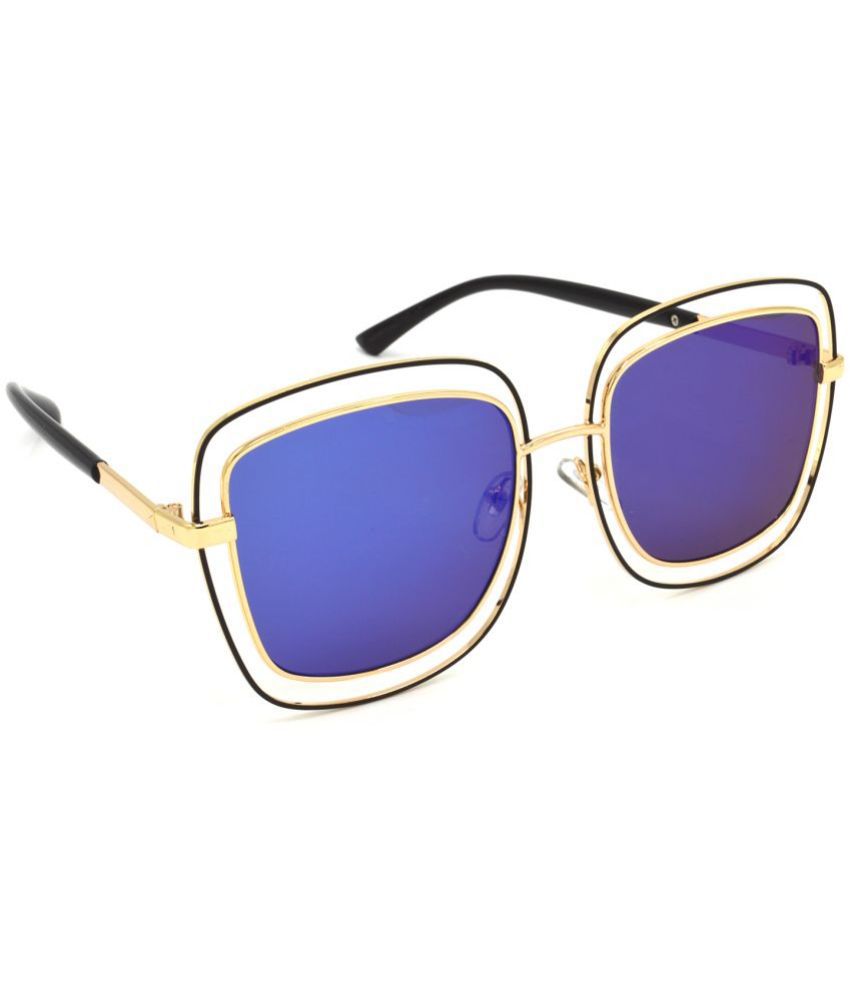     			Hrinkar Multicolor Oversized Sunglasses ( Pack of 1 )