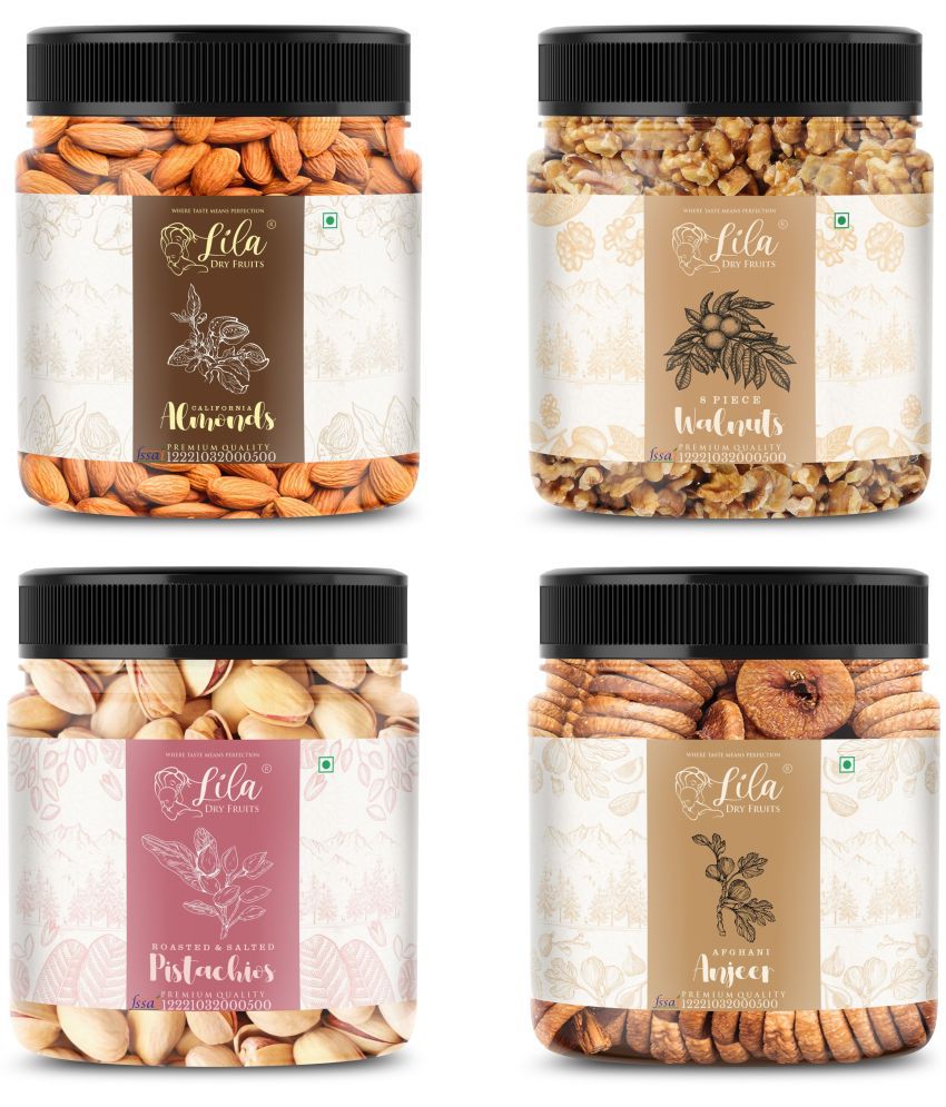     			Lila Dry Fruits Mixed Nuts 1200 g Pack of 4
