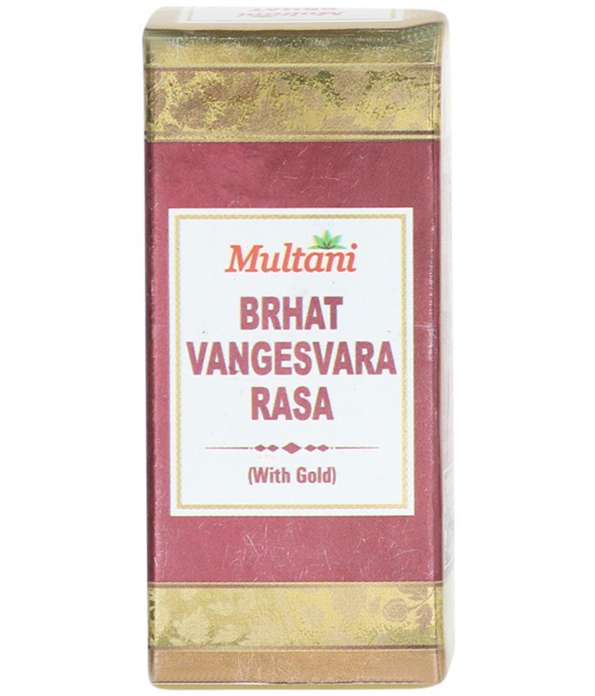     			Multani Brhat Vangesvara Rasa with 24 Carat Gold & Pearl | Ayurvedic Herbal Tablet To Balance the Vitiated Doshas | Improves Digestion,| Strengthen Immune System | 30 Tablet