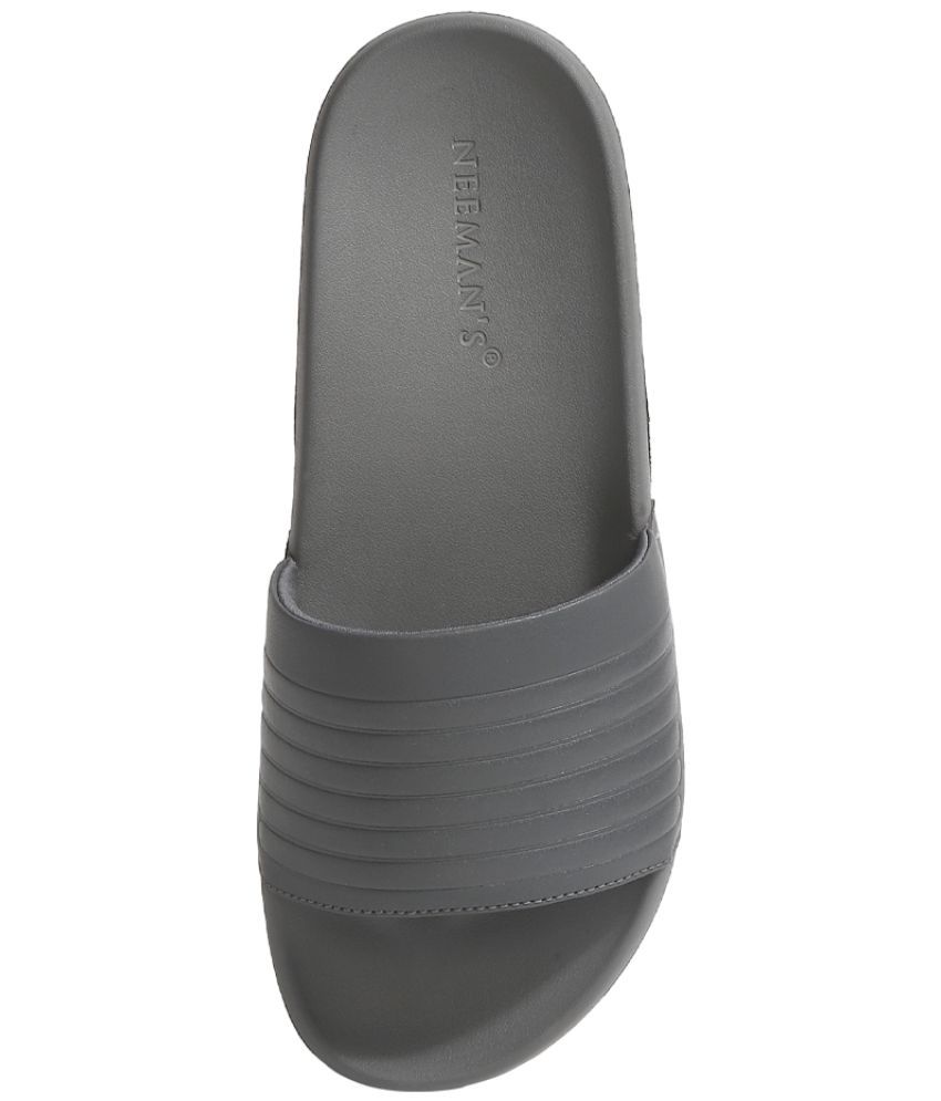     			Neeman's Grey Men's Slide Flip Flop