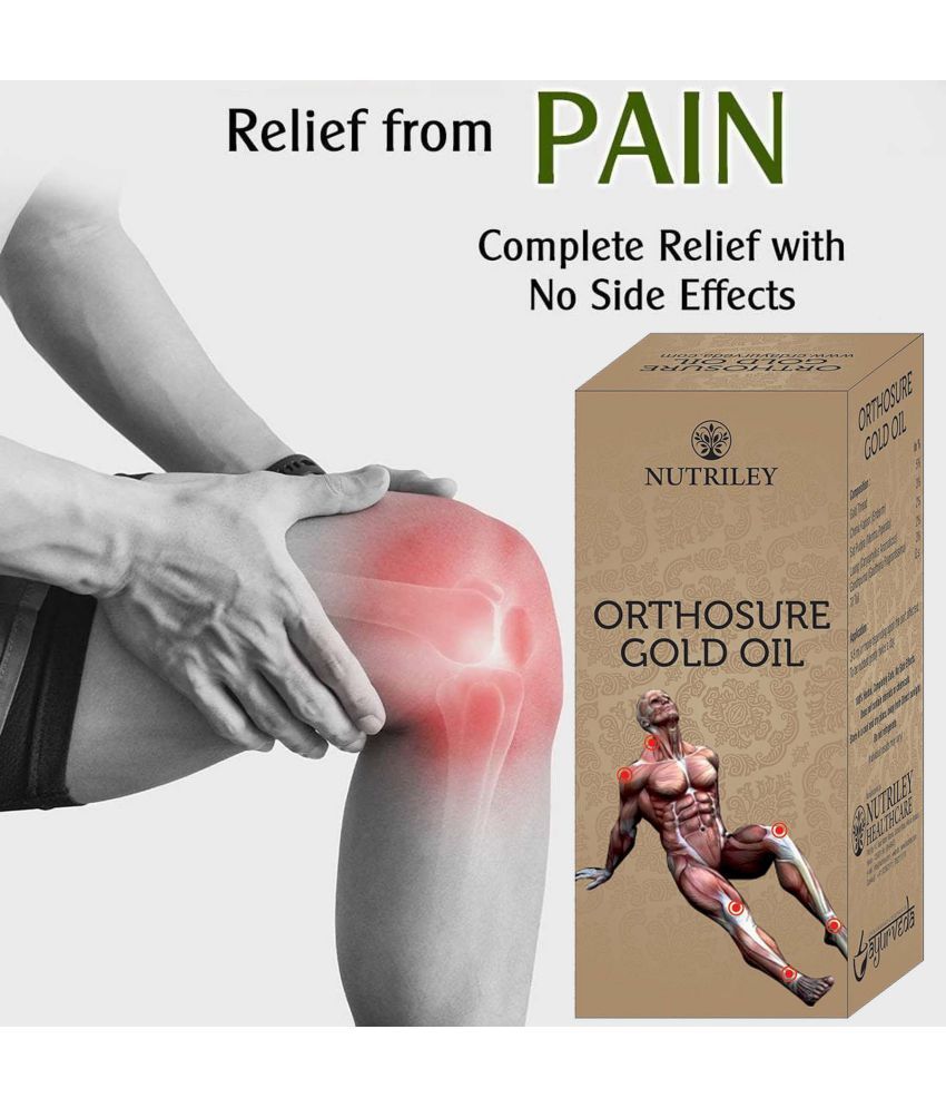     			Nutriley Orthosure Gold Pain Relief Oil For Joint, Back, Knee, Shoulder & Muscle Pain, 30 ml