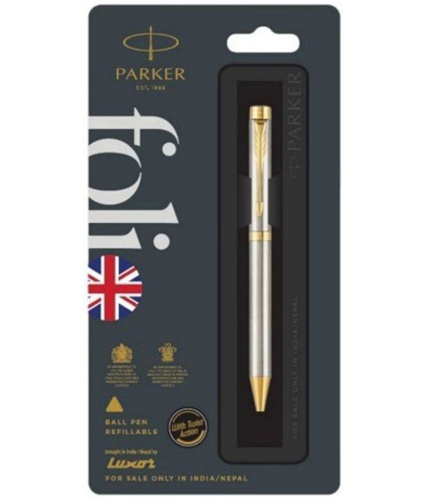     			Parker Folio Stainless Steel Gt Ball Pen