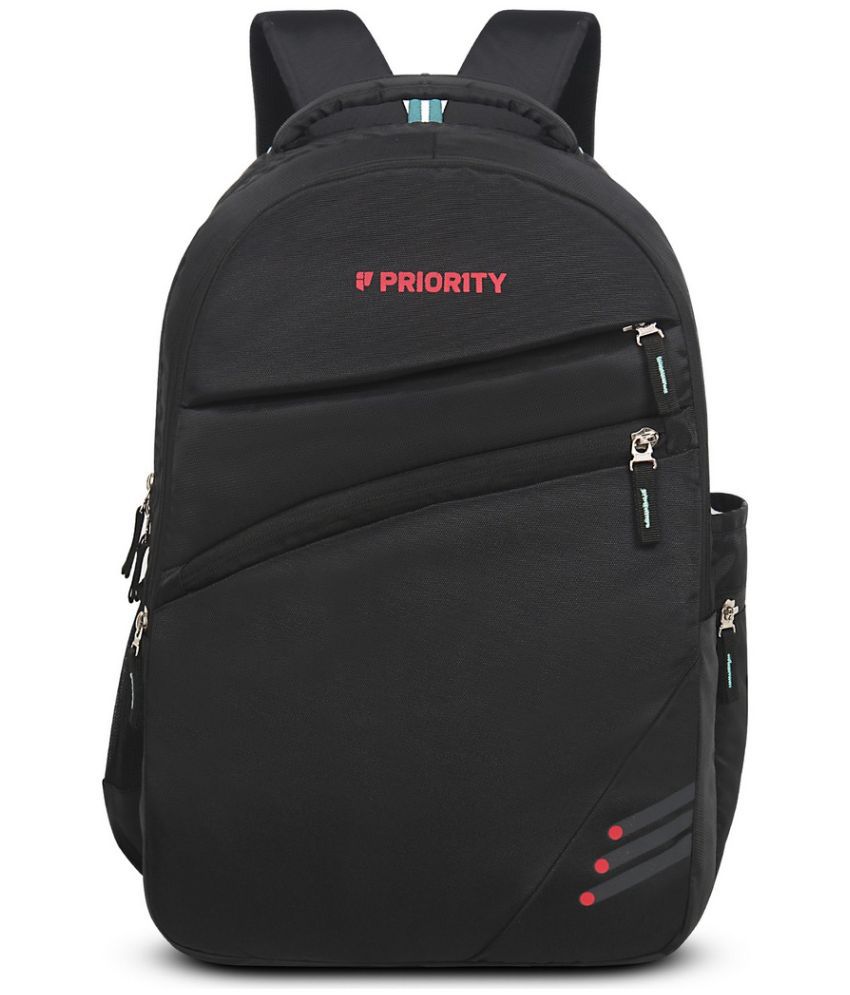     			Priority 38 Ltrs Black Laptop Bags