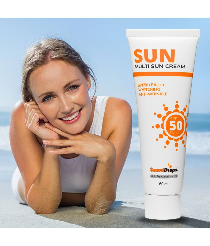     			Smartdrops SPF 15 Sunscreen Cream For All Skin Type ( Pack of 1 )