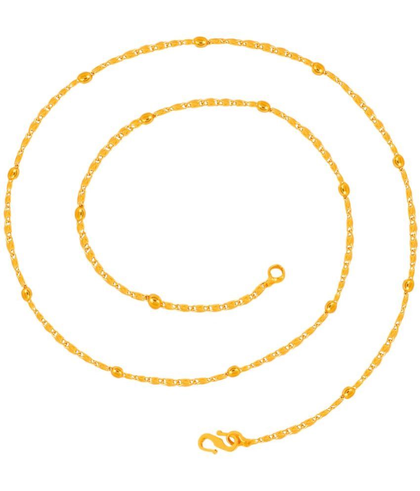     			Thrillz Gold Plated Chain ( Pack of 1 )