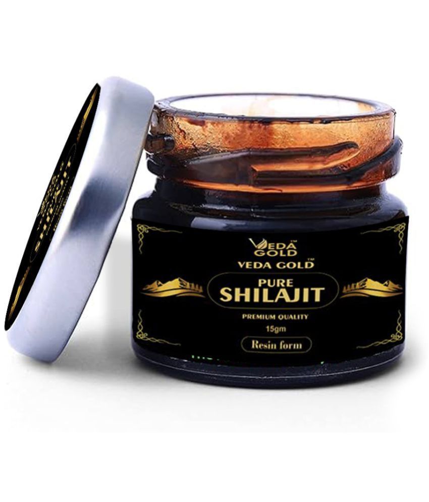     			VEDA GOLD PURE HIMALAYAN SHILAJIT WITH BEST QUALITY / RESIN SHILAJIT 100% PURE 15GM/ BOOSTS STRENGTH, STAMINA & ENERGY