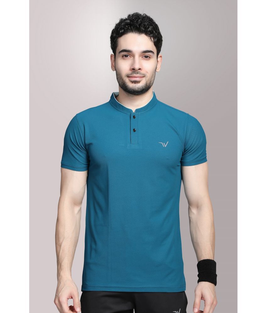     			WEWOK Polyester Regular Fit Solid Half Sleeves Men's T-Shirt - Multicolor ( Pack of 1 )