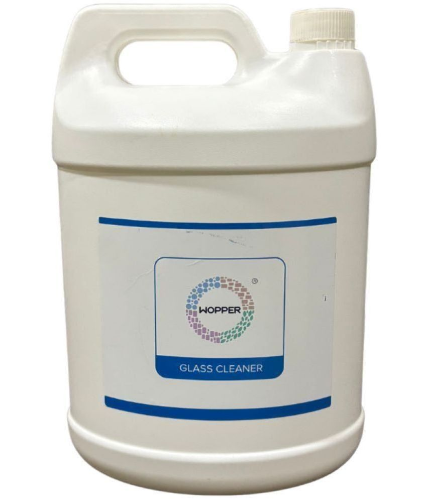     			WOPPER Wopper Glass Cleaner Liquid Blue colour liquid 5 L