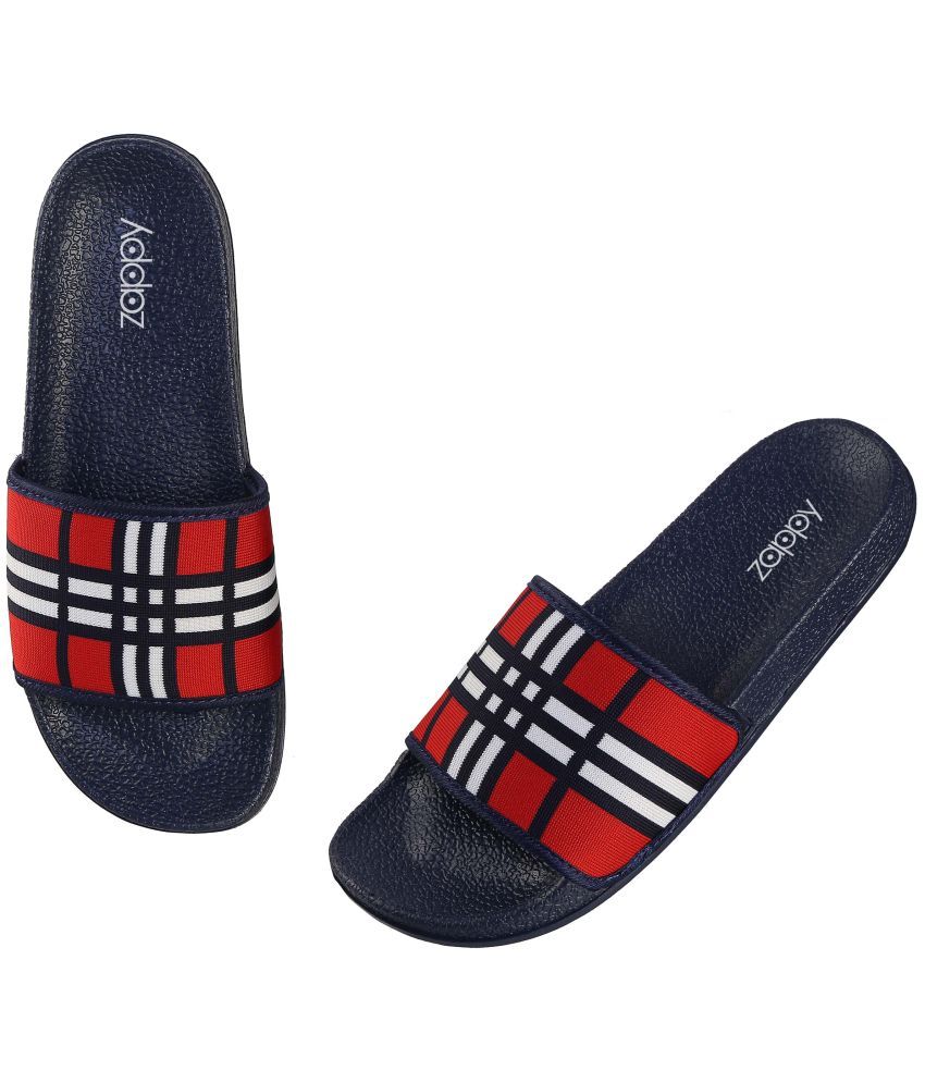     			Zappy Navy Men's Slide Flip Flop