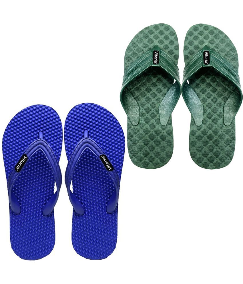     			vitoria Green Men's Thong Flip Flop