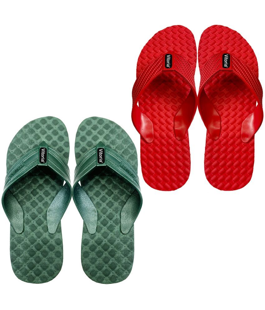     			vitoria Green Men's Thong Flip Flop