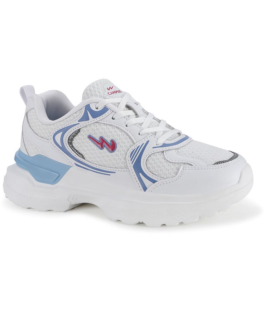     			Campus White Women's Sneakers