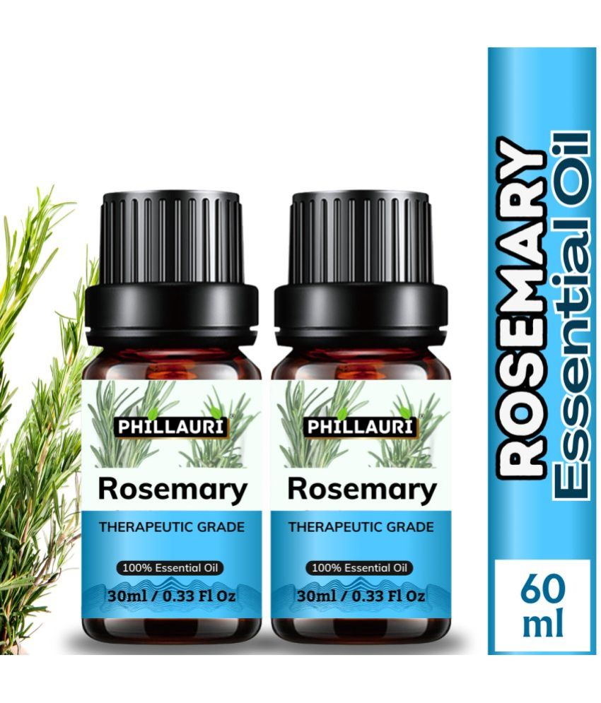     			Phillauri Rosemary Others Essential Oil Floral With Dropper 60 mL ( Pack of 2 )