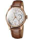 DoubleRun Brown Leather Analog Men's Watch