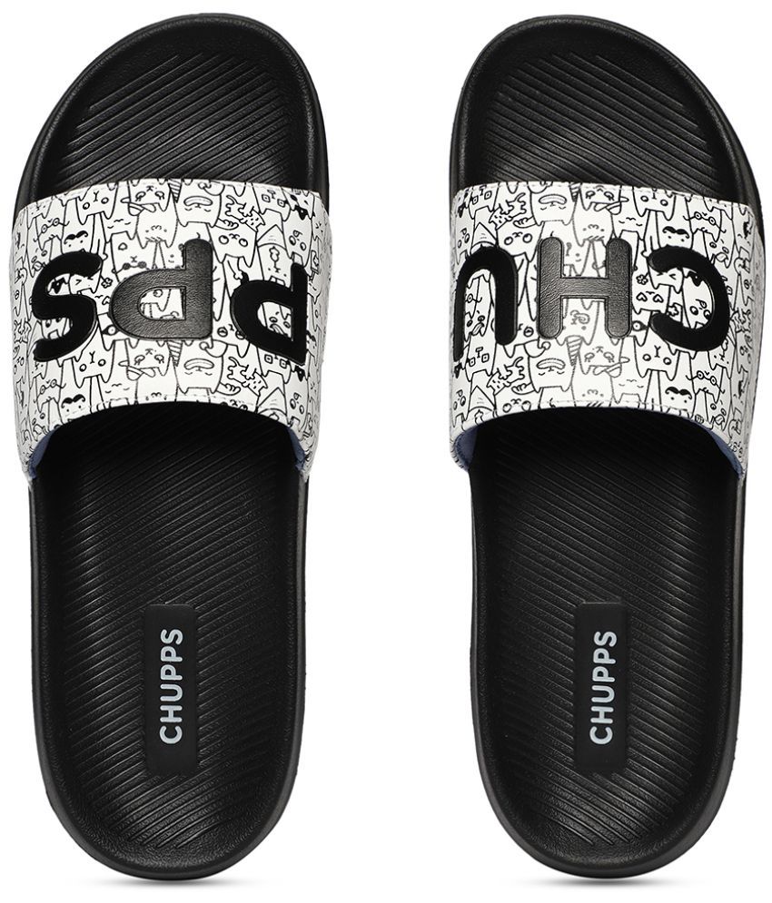     			CHUPPS Black Men's Slide Flip Flop