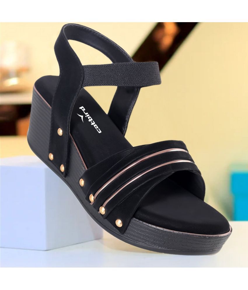     			Catbird Black Women's Sandal Heels