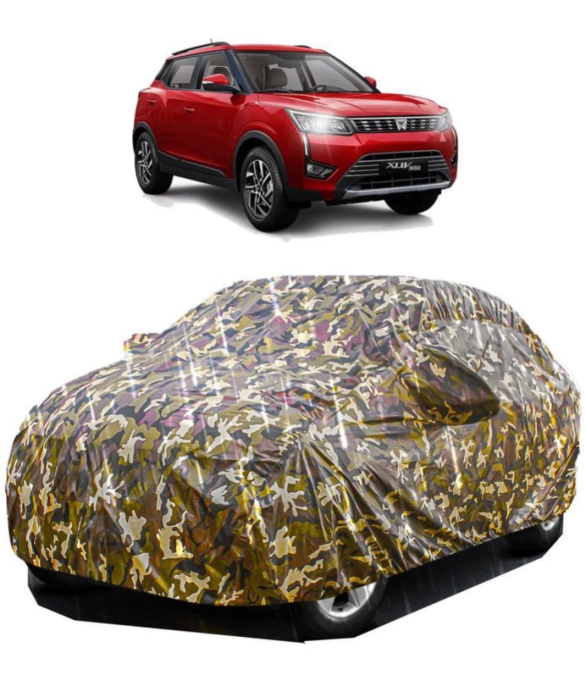     			GOLDKARTZ Car Body Cover for Mahindra XUV300 With Mirror Pocket ( Pack of 1 ) , Multicolour