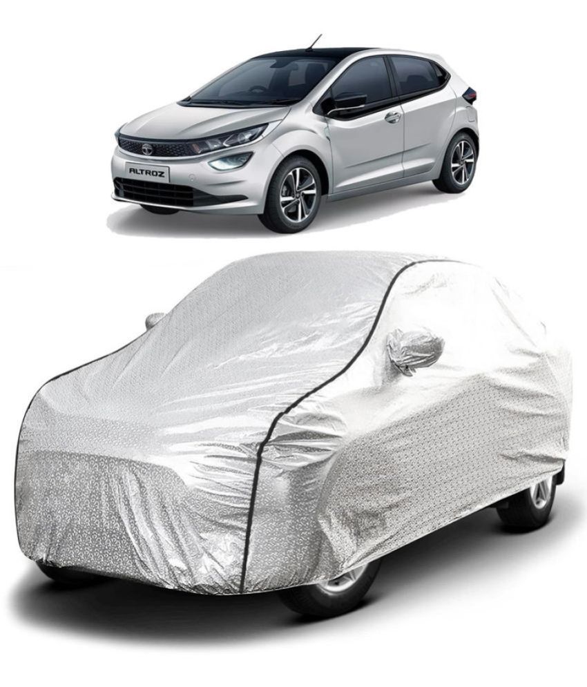     			GOLDKARTZ Car Body Cover for Tata All Car Models With Mirror Pocket ( Pack of 1 ) , Silver