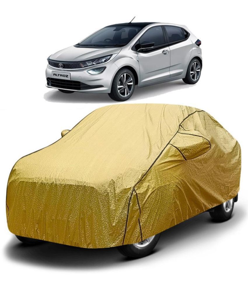     			GOLDKARTZ Car Body Cover for Tata All Car Models With Mirror Pocket ( Pack of 1 ) , Golden