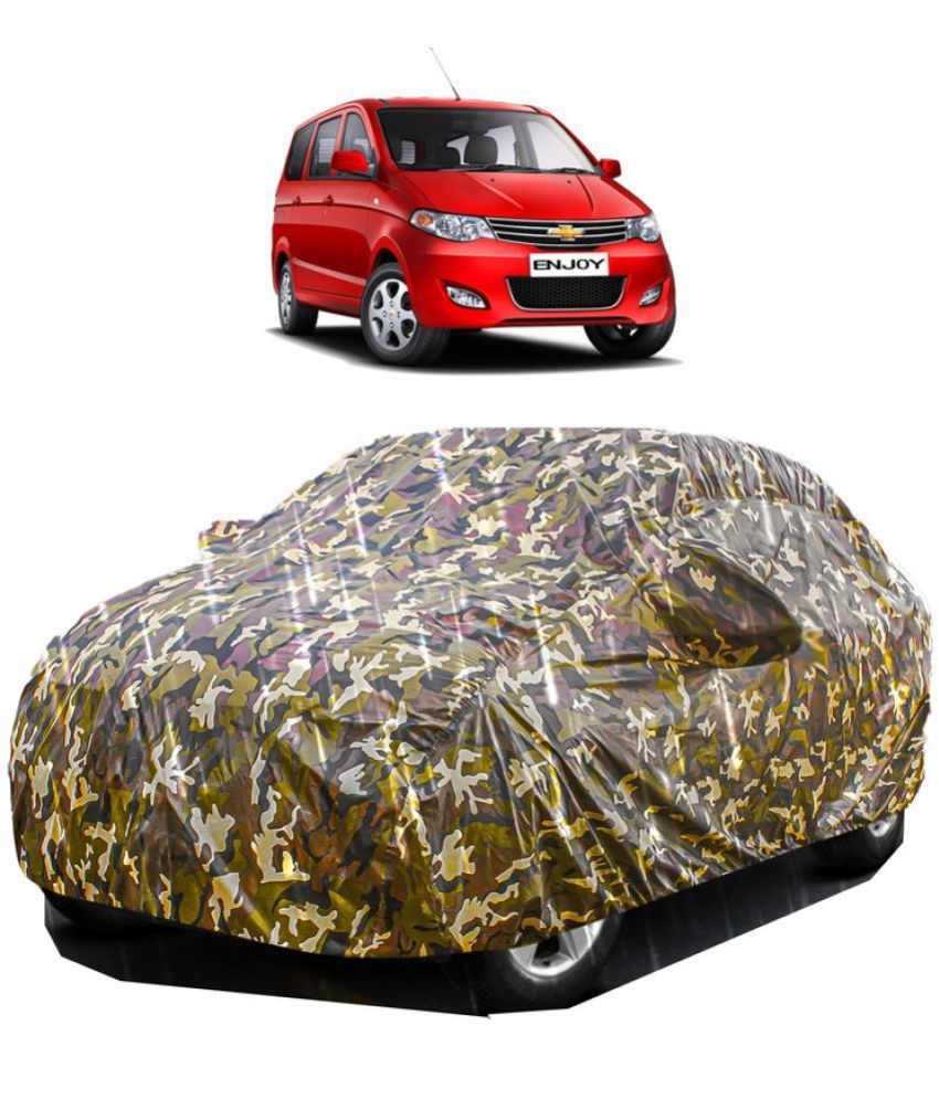     			GOLDKARTZ Car Body Cover for Chevrolet Enjoy With Mirror Pocket ( Pack of 1 ) , Multicolour