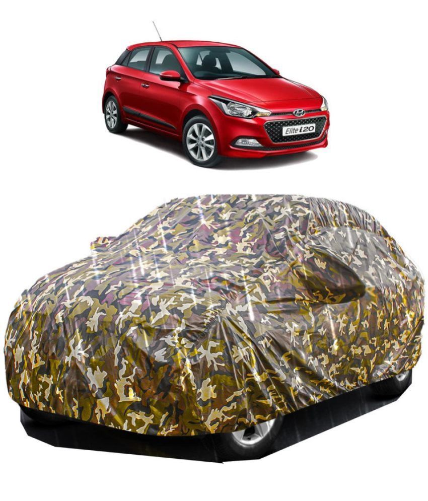     			GOLDKARTZ Car Body Cover for Hyundai Elite i20 With Mirror Pocket ( Pack of 1 ) , Multicolour