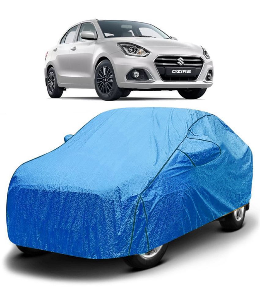     			GOLDKARTZ Car Body Cover for Maruti Suzuki Swift Dzire With Mirror Pocket ( Pack of 1 ) , Blue