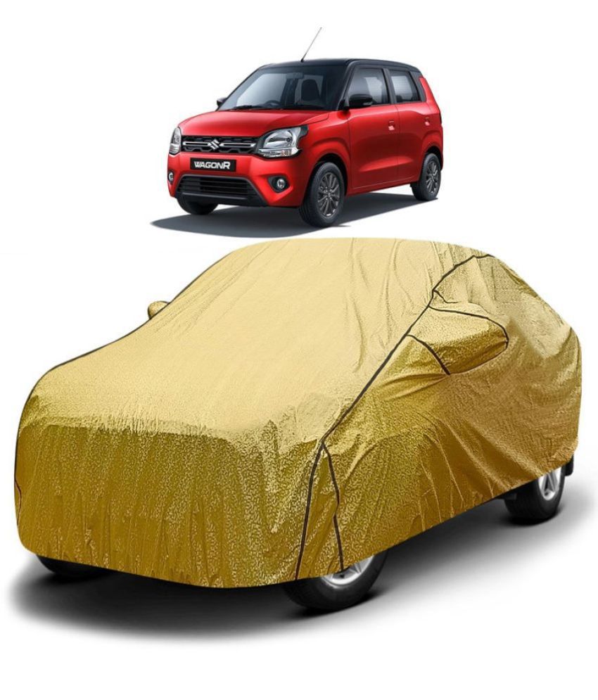     			GOLDKARTZ Car Body Cover for Maruti Suzuki WagonR With Mirror Pocket ( Pack of 1 ) , Golden