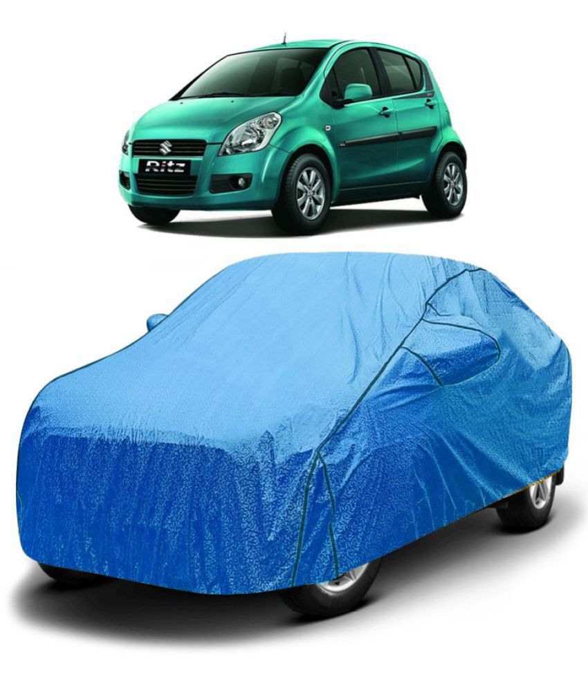    			GOLDKARTZ Car Body Cover for Maruti Suzuki Ritz With Mirror Pocket ( Pack of 1 ) , Blue