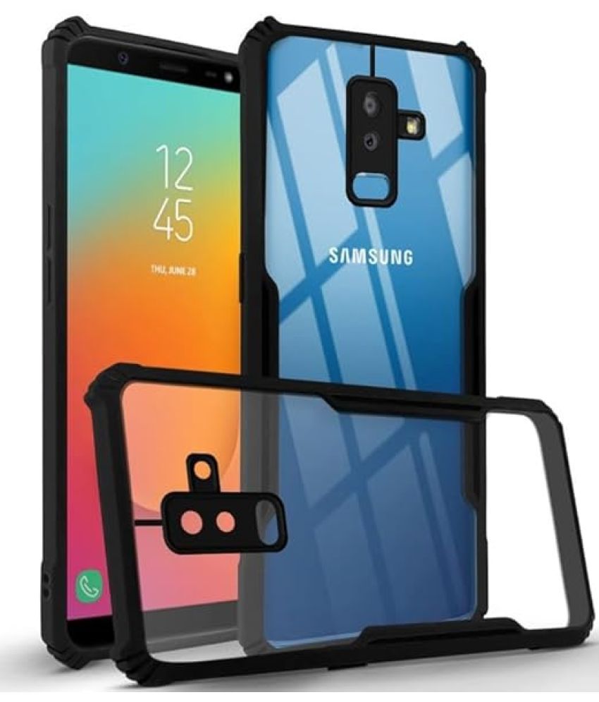     			Kosher Traders Shock Proof Case Compatible For Polycarbonate Samsung Galaxy J8 2018 ( Pack of 1 )