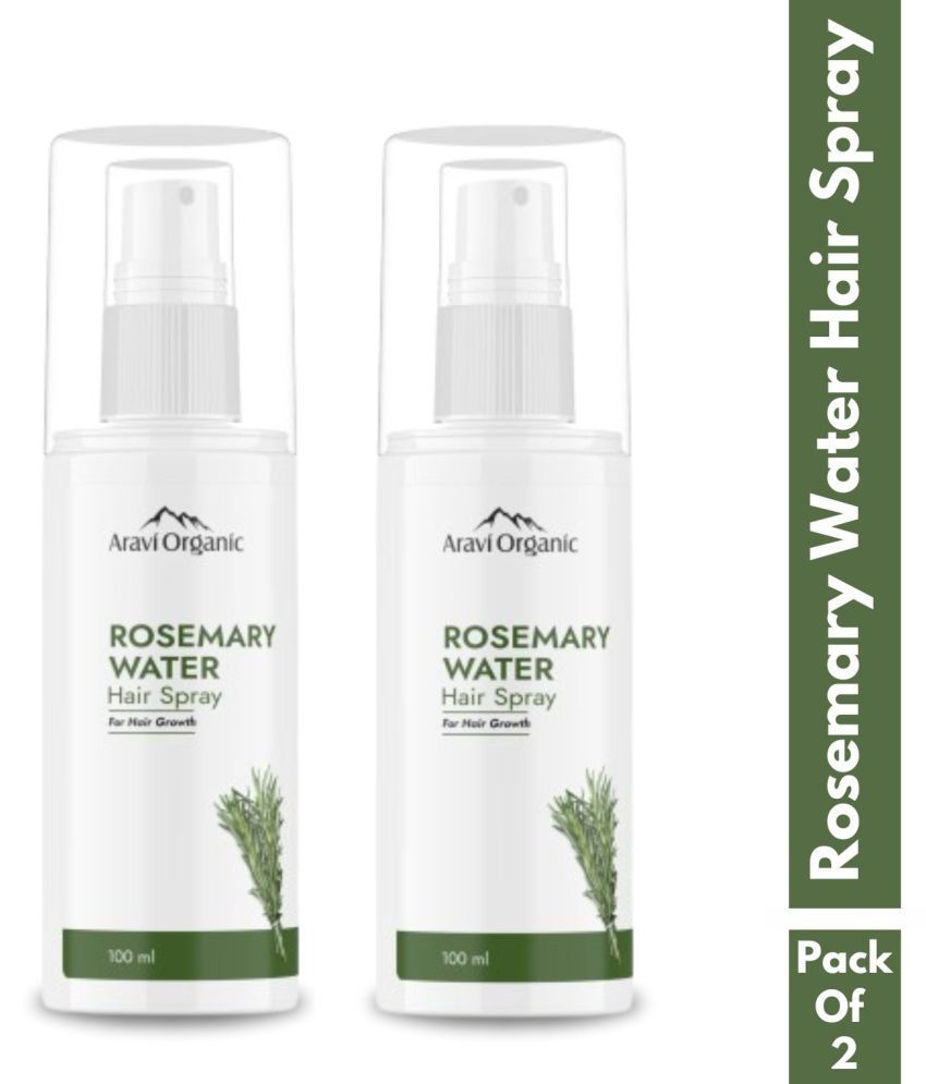     			Aravi Organic Rosemary Water Spray For Promotes Healthy Boosts Growth and Thicker Hair - Pack Of 2