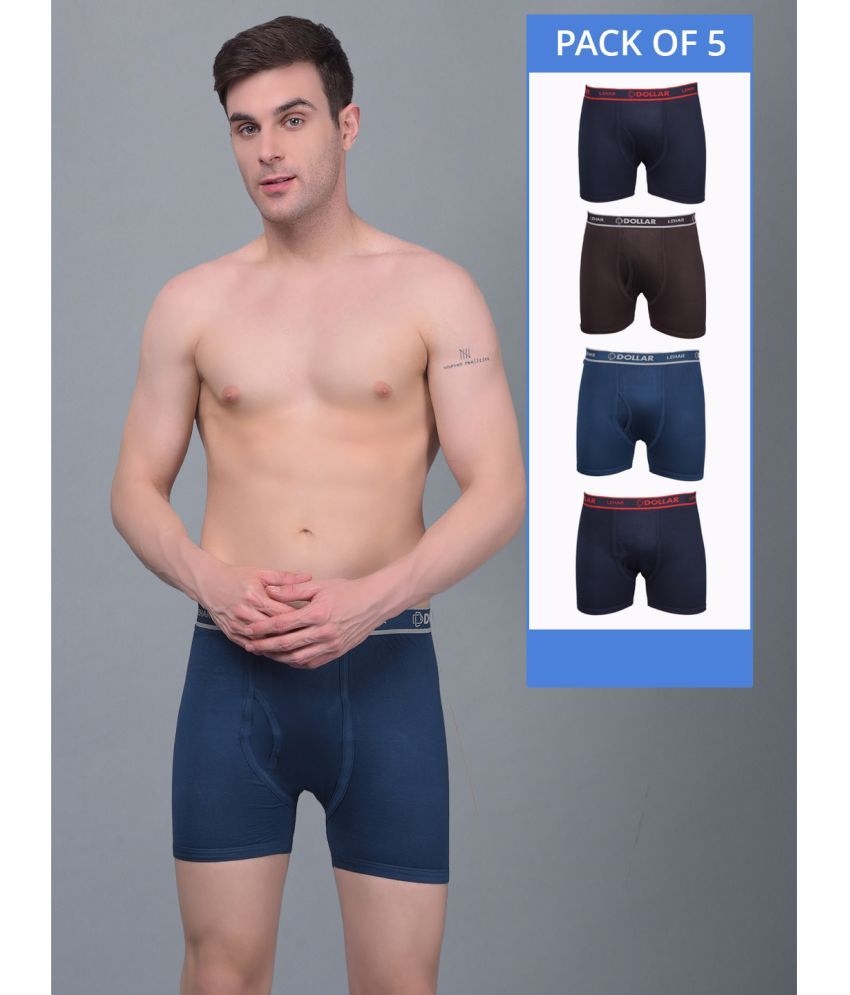     			Pack of 5 Dollar Multicolor MLHTR-06-AST2-PO5 Cotton Men's Trunks