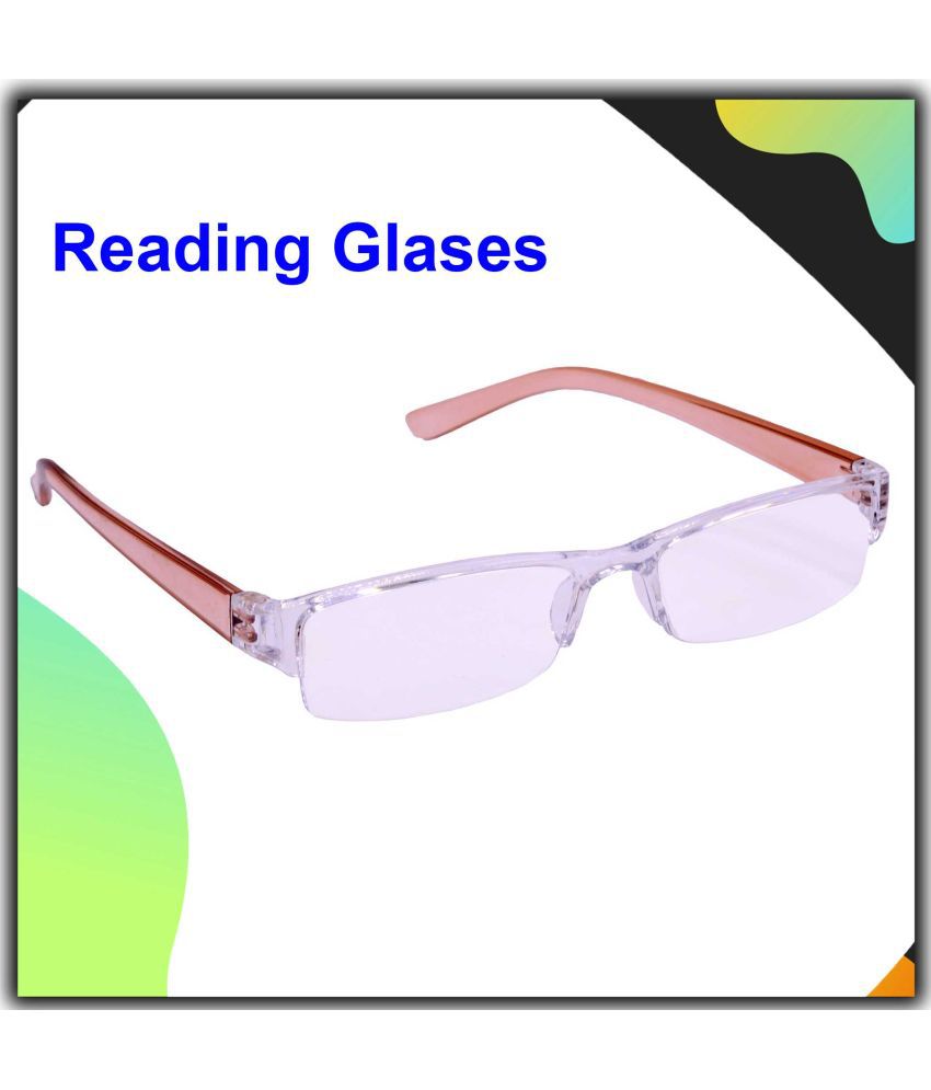     			Hrinkar Rectangle Half Rim Reading Glasses