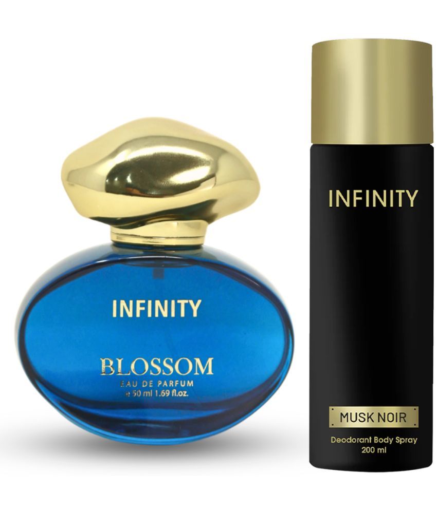     			Infinity Blossom 50ML EDP Long Lasting Perfume & Musk Noir 200ML Deodorant Body Spray Gift Set Pack of 2