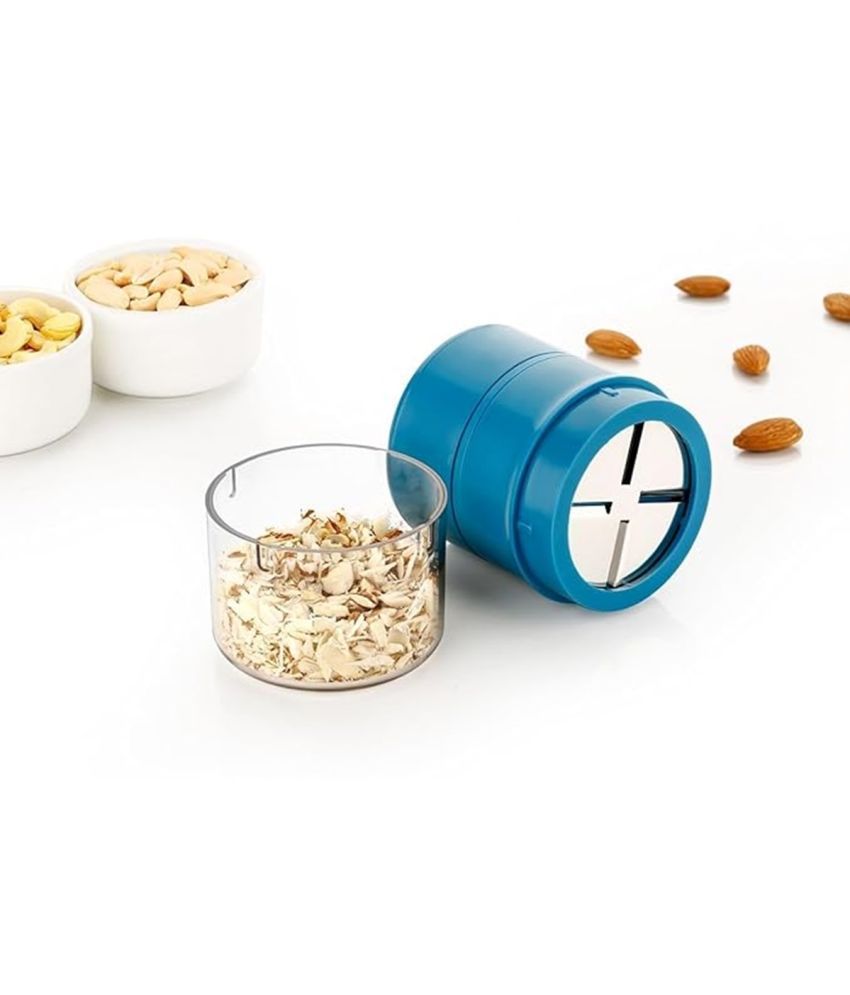     			Analog Kitchenware Dry Fruit Cutter Blue Plastic Mannual Chopper 200 ml ( Pack of 1 )