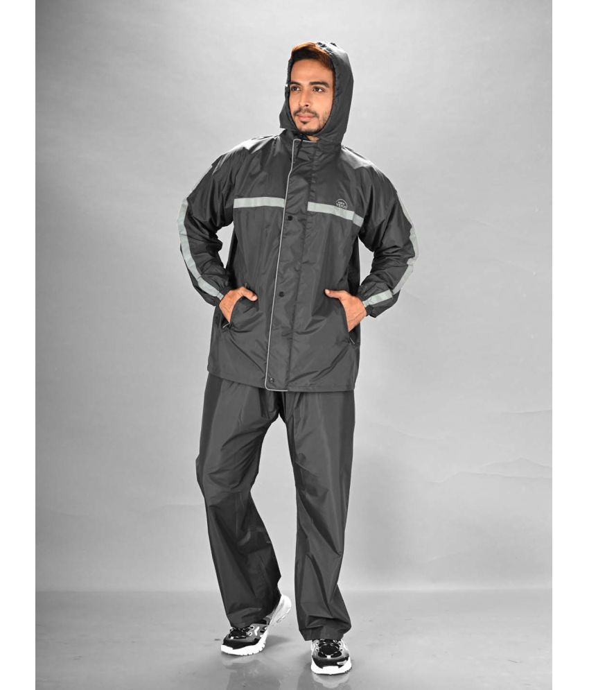     			lux venus Grey Nylon Men's Rain Suit ( Pack of 1 )