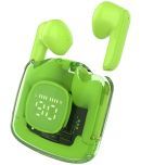 COREGENIX F11 Bluetooth True Wireless (TWS) In Ear 25 Hours Playback Low Latency,Powerfull bass IPX4(Splash & Sweat Proof) Green