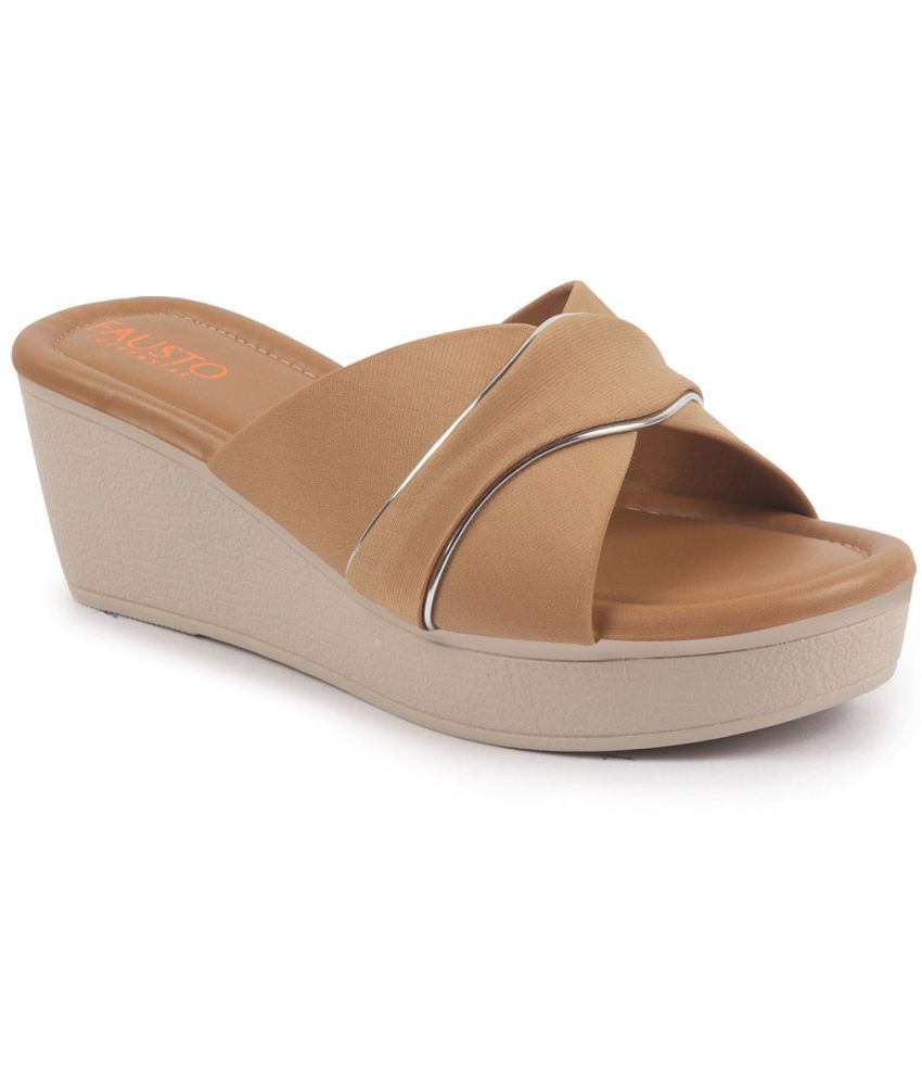     			Fausto Beige Women's Flats