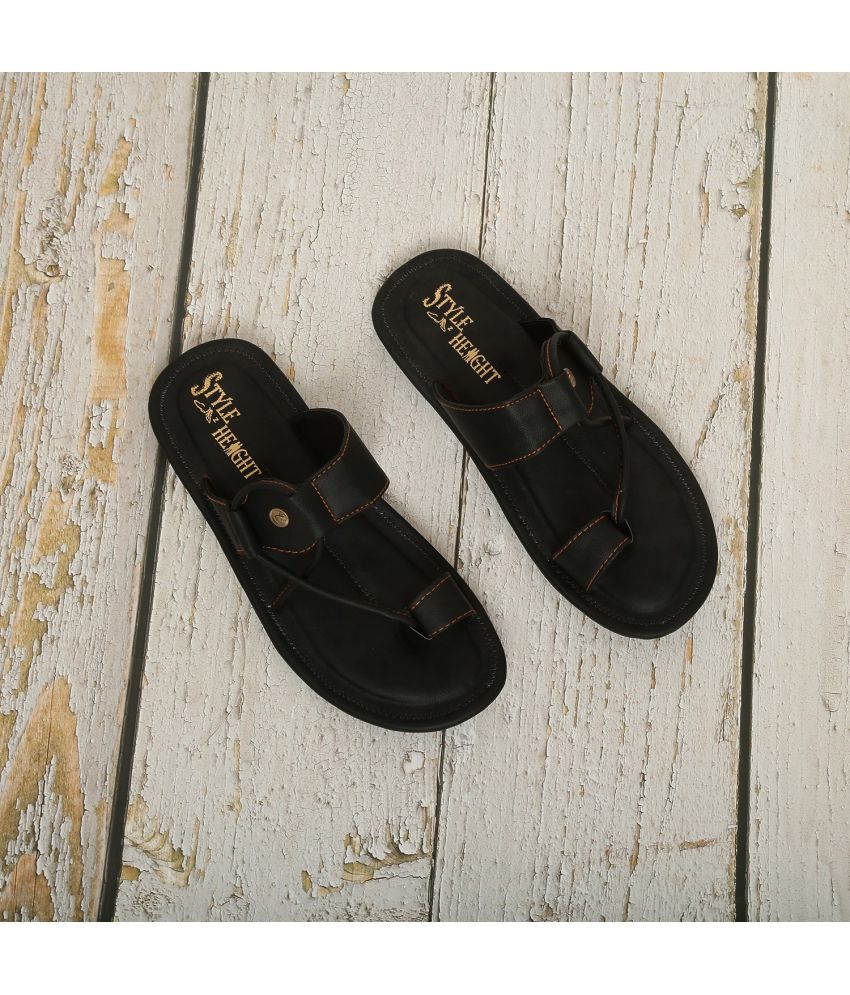     			Style Height - Black Men's Sandals