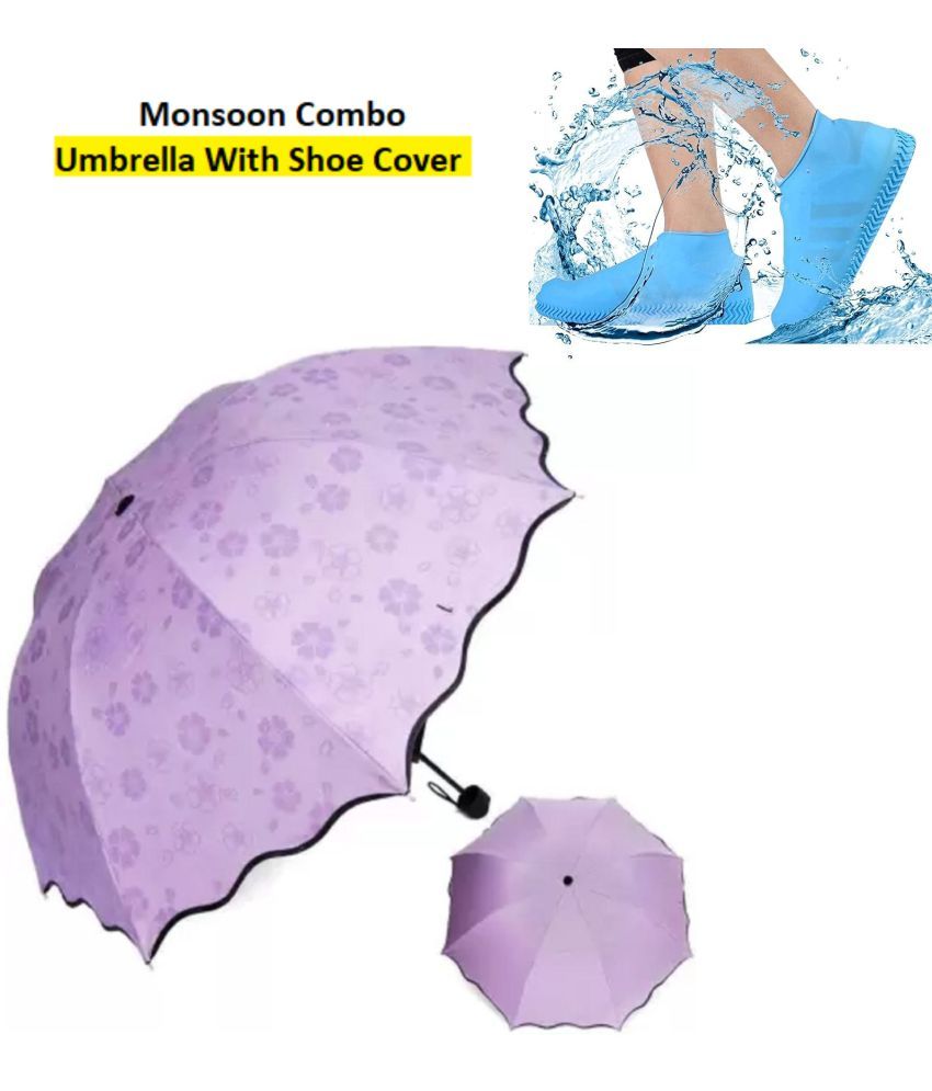     			THRIFTKART Purple 1 Fold Umbrella