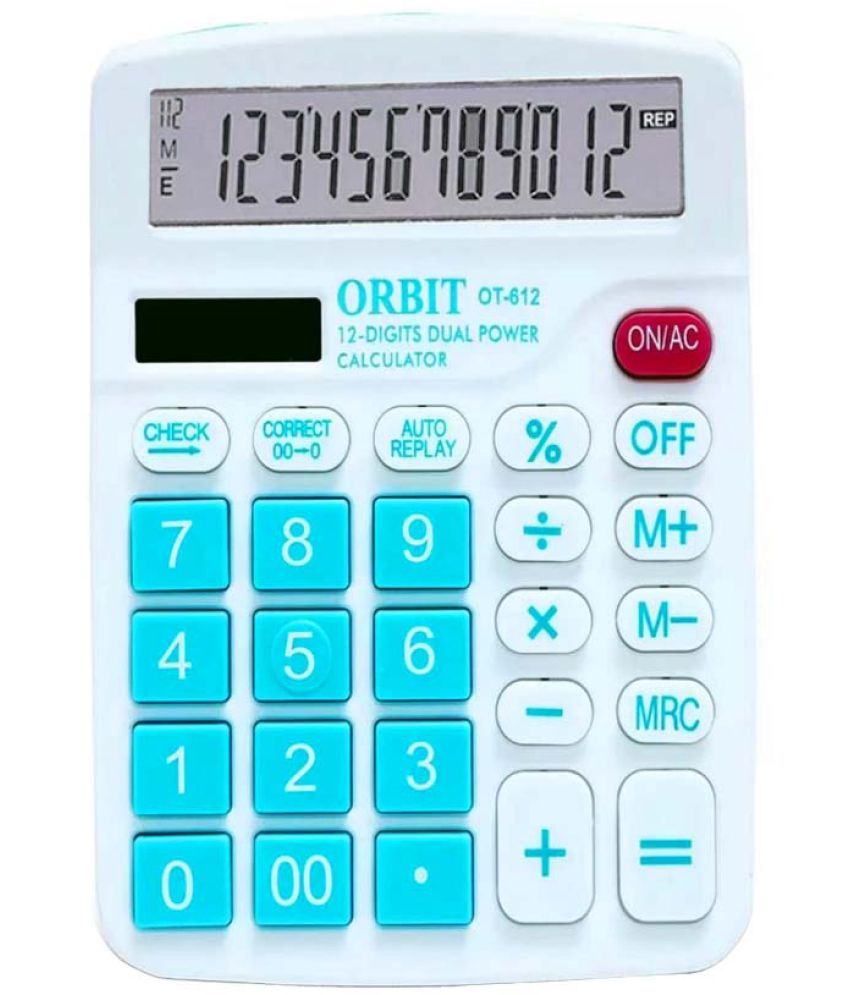     			12 Digit Basic & Financial Calculator Desktop Calculator For Home & Office Use